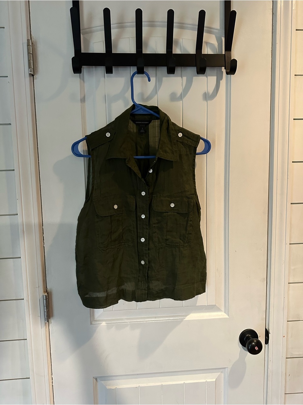 Banana Republic Olive Green Utility Shirt